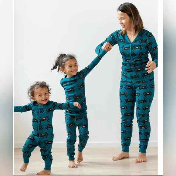 Hanna andersson spider pajama pants 130 sz 8 pajamas Halloween spooky boys girls - Picture 2 of 5